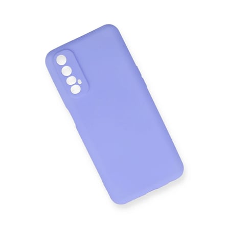 SHNSTORE Realme 7 Kılıf First Silikon - Lila SHN0720