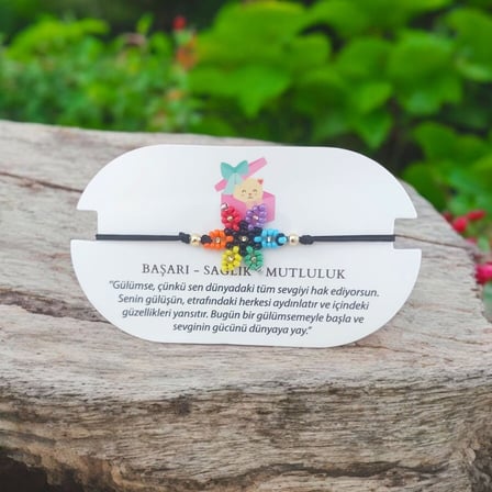 SHNSTORE Renkli Miyuki Boncuklu Bileklik – Ayarlanabilir Makrome Örgü | Siyah Renk SHN0720