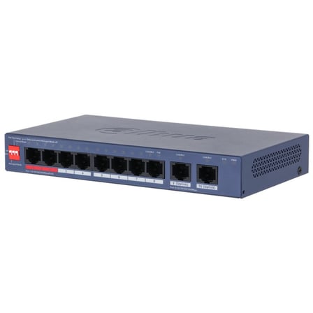 DAHUA CS4010-8GT-110 8 PORT GIGABIT + 2 PORT GIGABIT RJ45 UPLINK CLOUD YÖNETİLEBİLİR 110W POE METAL KASA SWITCH SHN0720