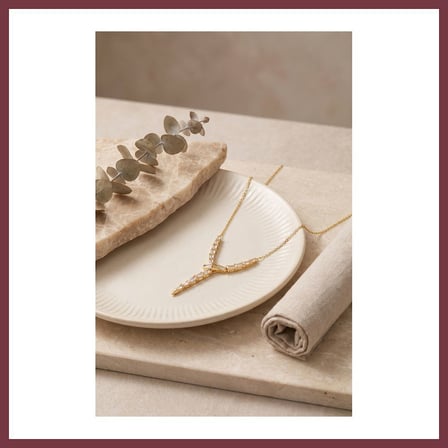 SHNSTORE Pirinç Gold Renk Zirkon Taşlı Yılan Model Kadın Kolye SHN0720