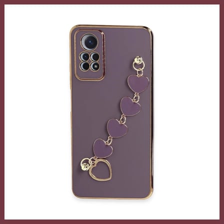 SHNSTORE Redmi Note 12 Pro 4G Kılıf Esila Silikon - Mor SHN0720