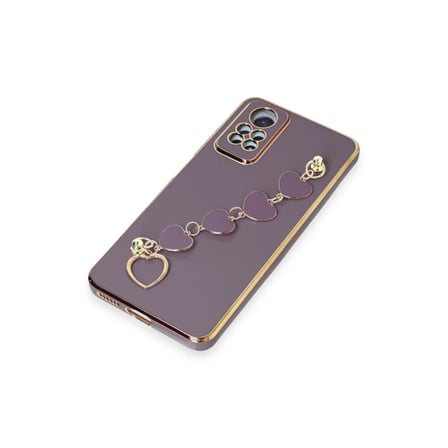 SHNSTORE Redmi Note 12 Pro 4G Kılıf Esila Silikon - Mor SHN0720