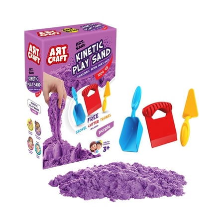 SHNSTORE 03694 Aksesuarlı Mor Kinetik Oyun Kumu 1000 Gr SHN0720