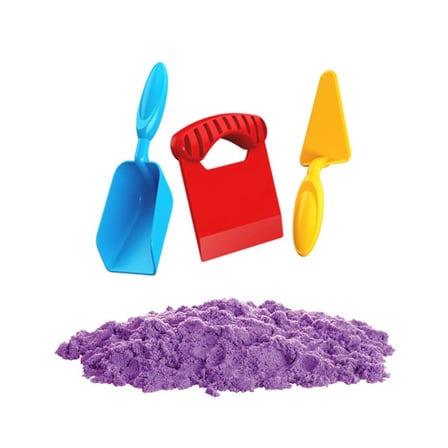 SHNSTORE 03694 Aksesuarlı Mor Kinetik Oyun Kumu 1000 Gr SHN0720