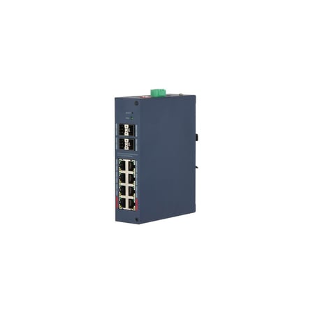 DAHUA CHS4412-8GT-125 8 PORT GIGABIT + 4XGIGABIT SFP UPLINK CLOUD YÖNETİLEBİLİR 125W POE ENDÜSTRİYEL SWITCH SHN0720