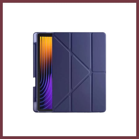 SHNSTORE Pad 7 Pro Kılıf Kalemlikli Mars Tablet Kılıfı - Lacivert SHN0720