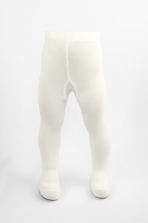 SHNSTORE Tekli Düz Külotlu Çorap 50104 Ekru · Renk: Ekru · Beden: 12-24 Ay SHN0720
