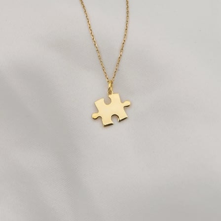 SHNSTORE Özel Tasarım Altın Renk Minimal Kolye SHN0720