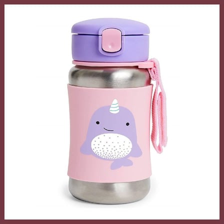 SHNSTORE Zoo Pipetli Paslanmaz Çelik Suluk 350 ml Narwhal · Renk: Narwhal SHN0720