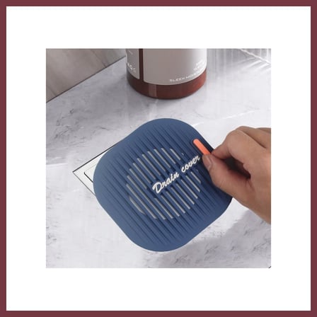 SHNSTORE Süzgeçli Lavabo Gider Koruyucu Mat Gri SHN0720