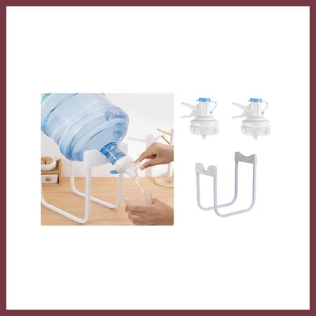 SHNSTORE Damacana Musluk Başlığı ve Metal Ayak Stand Seti SHN0720