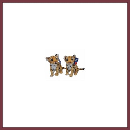 SHNSTORE PL50134 25 CM OTURAN KÜÇÜK KAHVERENGİ LEOPAR-HLY SHN0720