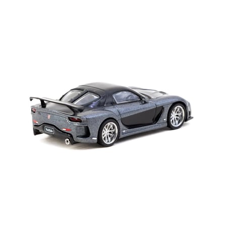 SHNSTORE 1/64 Mazda RX-7 VeilSide Fortune7 Grey Metallic / Black SHN0720