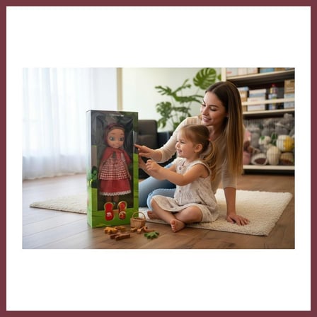 SHNSTORE TOYX038 KIRMIZI BAŞLIKLI KIZ- SHN0720