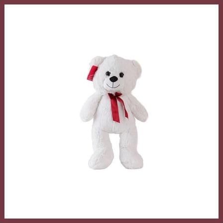 SHNSTORE 4564 SALAŞ AYI 46 CM BEYAZ SHN0720