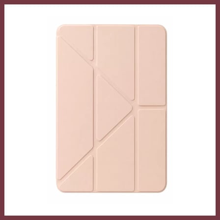 SHNSTORE iPad 2025 10.9 10.Nesil (A16) Mera Kalemlikli Tablet Kılıfı - Pembe SHN0720