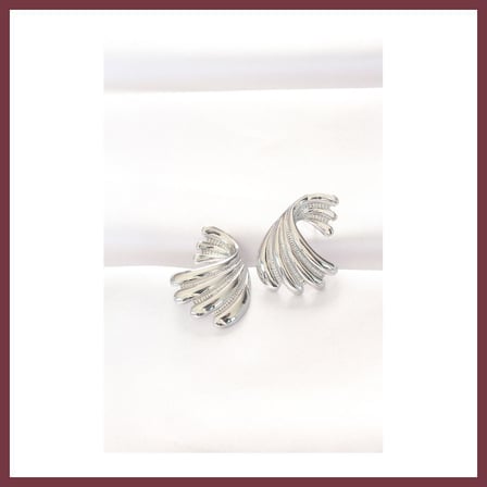 SHNSTORE Pirinç Gümüş Renk Küpe SHN0720
