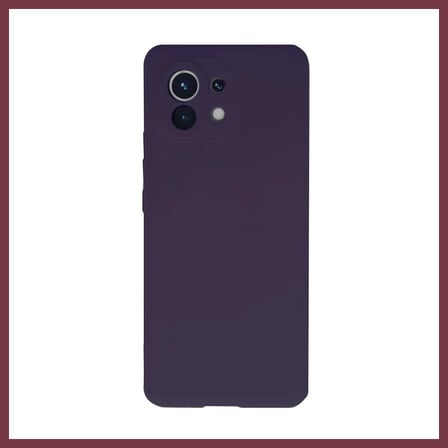 SHNSTORE Mi 11 Uyumlu Kılıf Nano içi Kadife Silikon - Mor SHN0720