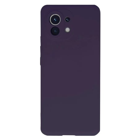 SHNSTORE Mi 11 Uyumlu Kılıf Nano içi Kadife Silikon - Mor SHN0720
