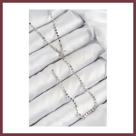 SHNSTORE Pirinç Zirkon Taşlı Ezme Zincirli Deniz Yıldızı Model Gümüş Renk Y Kolye SHN0720