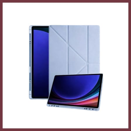 SHNSTORE Galaxy Tab A11 Plus Kalemlikli Mars Tablet Kılıfı - Mavi SHN0720