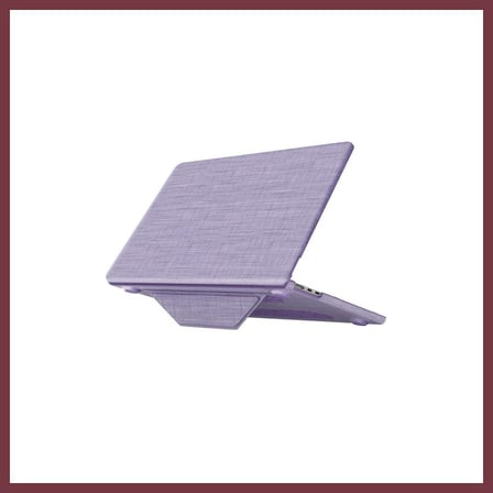 SHNSTORE Macbook Air 15 2023 Macbook Kumaş Kapak - Mor SHN0720