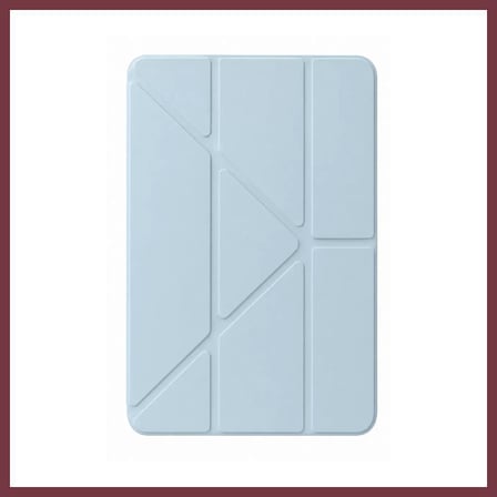 SHNSTORE iPad 2025 10.9 10.Nesil (A16) Mera Kalemlikli Tablet Kılıfı - Açık Mavi SHN0720