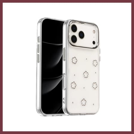 SHNSTORE iPhone 17 Pro Uyumlu Fiyonk Desenli Kapak - Desen 2 SHN0720