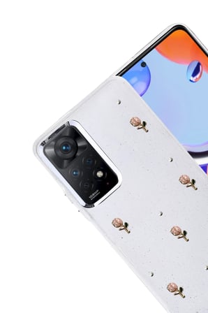 SHNSTORE Redmi Note 11 Pro Uyumlu Fiyonk Desenli Kapak - Desen 6 SHN0720