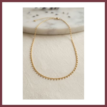 SHNSTORE Gold Renk Topçcuk Model 60 cm Kadın Kolye SHN0720