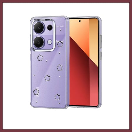 SHNSTORE Redmi Note 13 Pro 4G Uyumlu Fiyonk Desenli Kapak - Desen 8 SHN0720