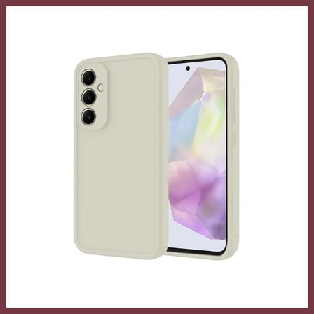 SHNSTORE Samsung Galaxy A17 5G Uyumlu Viera Silikon - Krem SHN0720