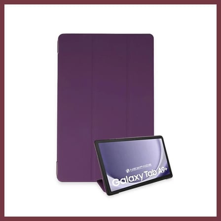 SHNSTORE Samsung Galaxy Tab A9 Plus Kılıf Tablet Smart Kılıf - Mor SHN0720
