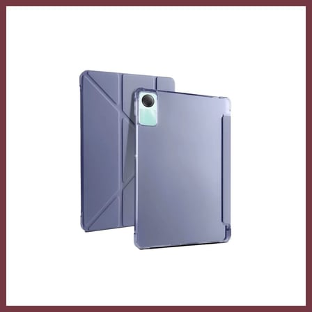 SHNSTORE Redmi Pad SE 4G Uyumlu Kılıf Kalemlikli Mars Tablet Kılıfı - Lavender SHN0720