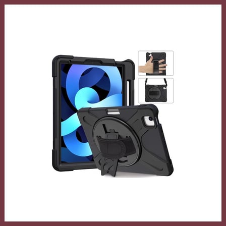 SHNSTORE iPad 2025 10.9 10.Nesil (A16) Kılıf Amazing Tablet Kapak - Siyah SHN0720