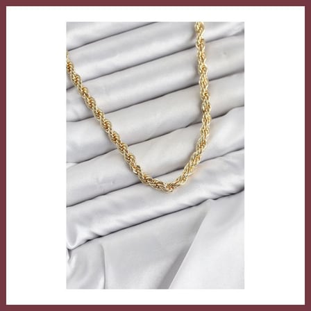 SHNSTORE CM Burgu Model Gold Renk Pirinç 60 cm Kadın Kolye SHN0720