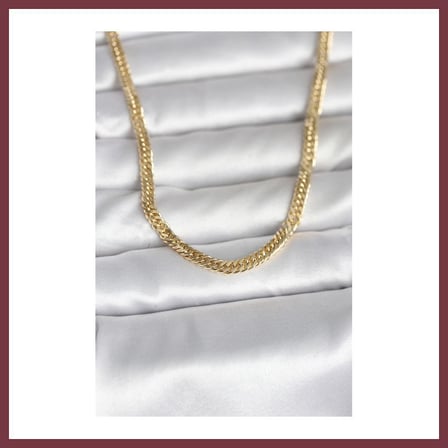 SHNSTORE CM 14K Gold Renk Zincir Model 45 cm Kadın Kolye SHN0720