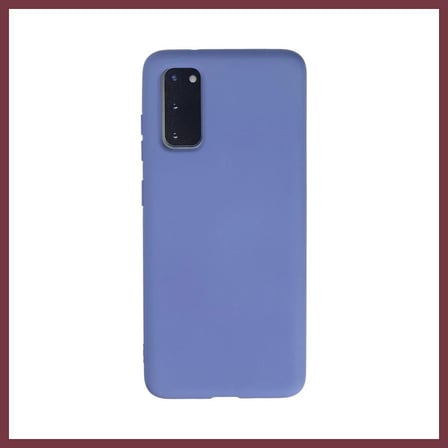 SHNSTORE Samsung Galaxy S20 Uyumlu Kılıf Nano içi Kadife Silikon - Lila SHN0720