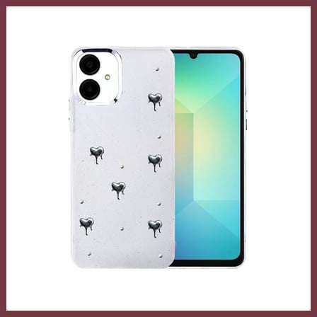 SHNSTORE Samsung Galaxy A06 Uyumlu Fiyonk Desenli Kapak - Desen 3 SHN0720