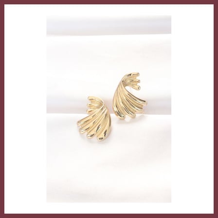 SHNSTORE Pirinç Gold Renk Küpe SHN0720