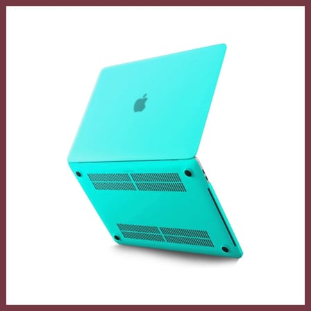 SHNSTORE Macbook Pro 13 2021 Macbook Buzlu Kapak - Yeşil SHN0720