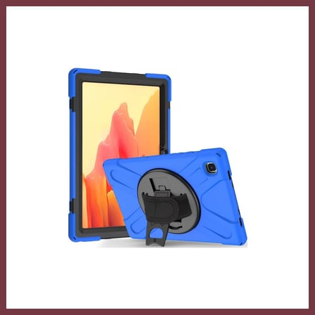 SHNSTORE Samsung Galaxy T220 Tab A7 Lite 8.7 Kılıf Amazing Tablet Kapak - Mavi SHN0720
