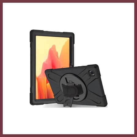 SHNSTORE Samsung Galaxy T220 Tab A7 Lite 8.7 Kılıf Amazing Tablet Kapak - Siyah SHN0720