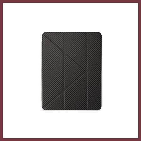 SHNSTORE iPad Pro 11 (2024) Kılıf Color Karbon Tablet Kılıfı - Koyu Gri SHN0720