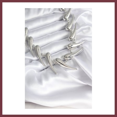 SHNSTORE VIP Seri Özel Model Gümüş Renk Kadın Kolye SHN0720
