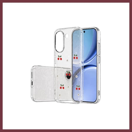 SHNSTORE Poco X8 Pro Uyumlu Fiyonk Desenli Kapak - Desen 9 SHN0720