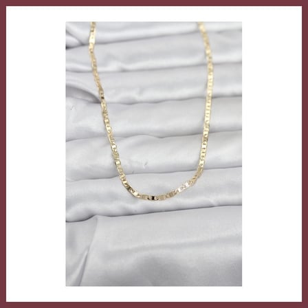 SHNSTORE CM 14K Gold Renk Zincir Model 60 cm Kadın Kolye SHN0720