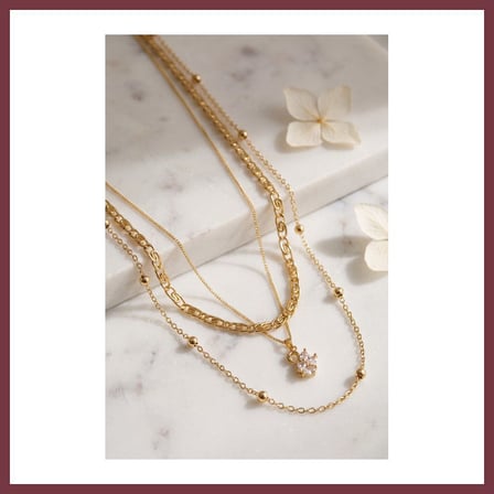 SHNSTORE Gold Renk Pirinç Kuğu Detaylı Kadın Kombin Kolye SHN0720