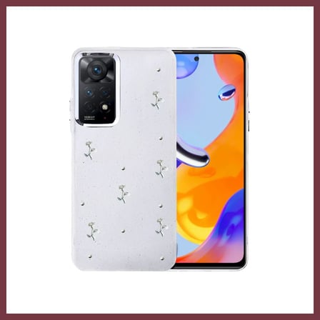 SHNSTORE Redmi Note 11 Pro Uyumlu Fiyonk Desenli Kapak - Desen 4 SHN0720