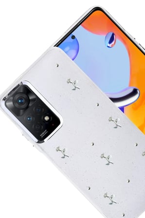 SHNSTORE Redmi Note 11 Pro Uyumlu Fiyonk Desenli Kapak - Desen 4 SHN0720